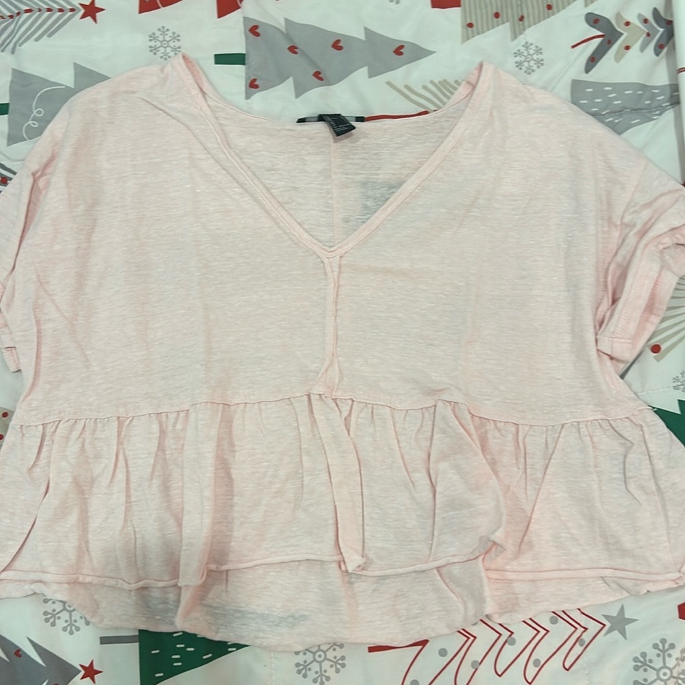 Cute light pink top